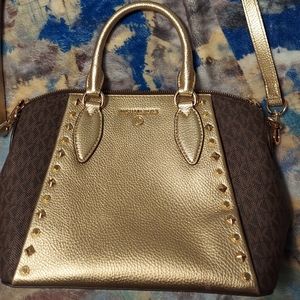 Michael Kors signature sienna small messenger bag